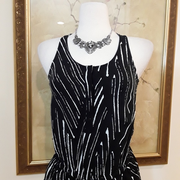 Merona Black & White Romper - Picture 2 of 4